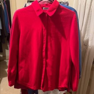 Marsh Landing Vibrant Red Women's Cardigan